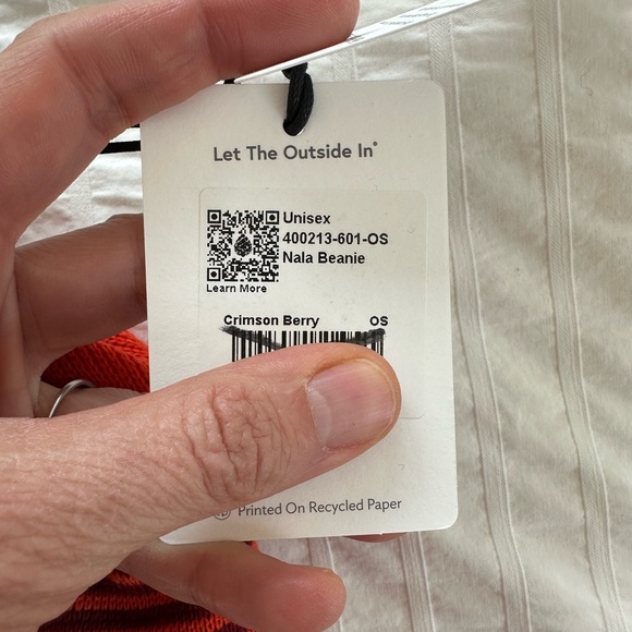 Stio Crimson Berry Nala Beanie - Picture 2 of 3